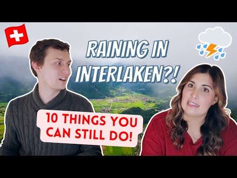 What to do when it's RAINING in INTERLAKEN | 10 Tips for Rainy Days in Switzerland's Jungfrau Region