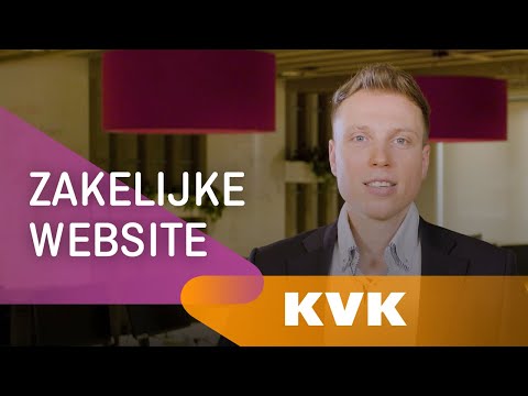Een zakelijke website maken: 9 tips | KVK
