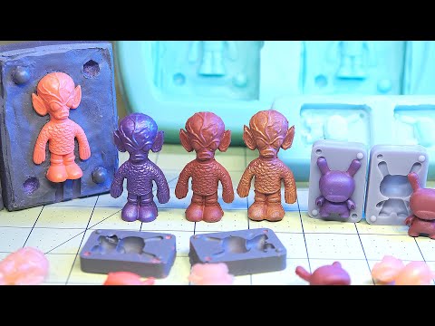 DIY Hard Molds - Simple Injection Molding, Push Molds - Resin and Silicone