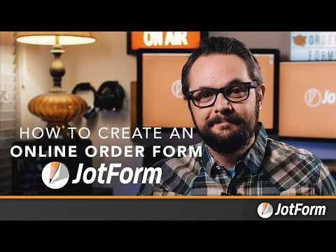How to create an online order form