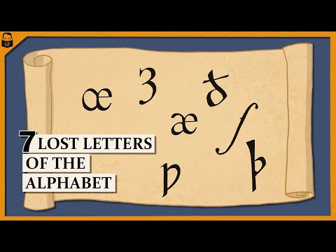 The 7 Forgotten Letters of the Alphabet