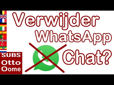 Hoe verwijder je een WhatsApp bericht?