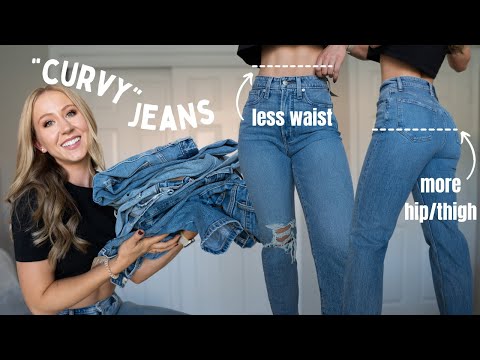 The BEST Jeans For Small Waists and Thick Thighs!